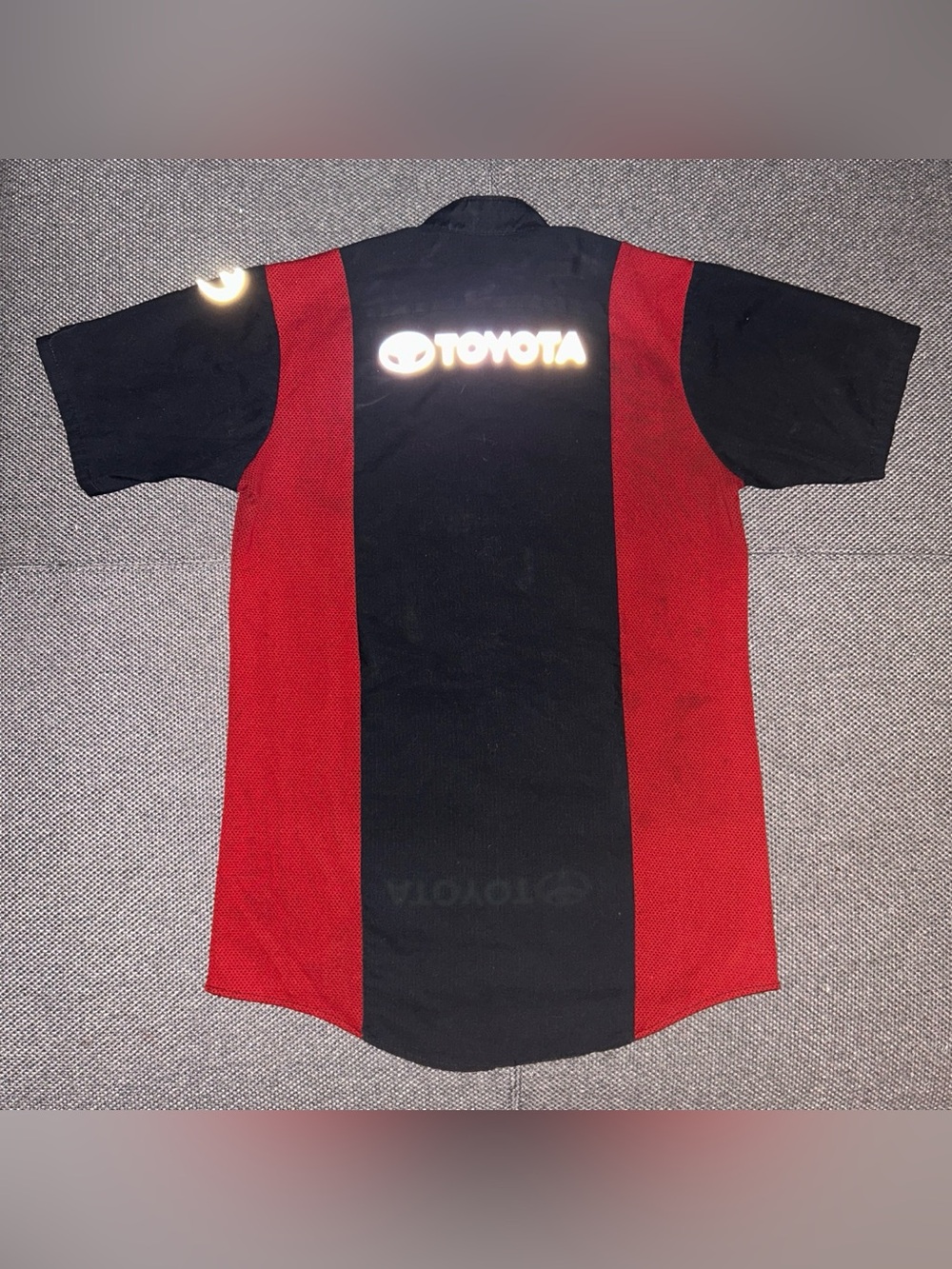 Rare 90s/00s Toyota Black & Red Racing Workwear Shirt